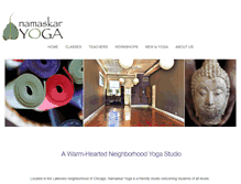 Tablet Screenshot of namaskaryoga.com