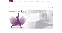 Desktop Screenshot of namaskaryoga.com.br