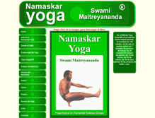 Tablet Screenshot of namaskaryoga.net